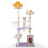Costway Cat Tree Indoor 167 cm Multi-level Tall Large Kitty Tower Climbing Frame 10