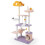 Costway Cat Tree Indoor 167 cm Multi-level Tall Large Kitty Tower Climbing Frame 1