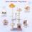 Costway Cat Tree Indoor 167 cm Multi-level Tall Large Kitty Tower Climbing Frame 8