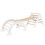 Costway 3-In-1 Kids Climbing Triangle Set Wooden Triangle Climber Set-White 4