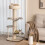 Costway Indoor Cat Tree 120 CM Multi-layer Cat Tower With Hammock 9