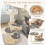 Costway Indoor Cat Tree 120 CM Multi-layer Cat Tower With Hammock 5