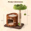 Costway Multifunctional Cat Tree Modern Cat Tower With Scratching Posts 2