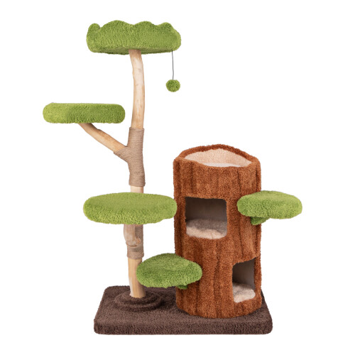 Costway Multi-level Cat Tree Cat Furniture With Double Decker Cat House