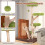 Costway Multi-level Cat Tree Cat Furniture With Double Decker Cat House 7