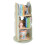 Costway Kid's Rotating Bookshelf 360 Display Corner Book Shelf-Green 1