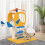 Costway Aviation-themed Cat Tree for Indoor Cats Small Cat Tower 2