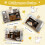 Costway Cat Litter Box Enclosure Hidden Cat Washroom With Double Doors-Coffee 7