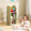 Costway Kid's Rotating Bookshelf 360 Display Corner Book Shelf-Green 5