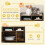 Costway Cat Litter Box Enclosure Hidden Cat Washroom With Double Doors-Coffee 6