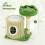 Costway Cute Cat Tree Modern Small Cat Tower With Sisal Scratching Posts-Green 2