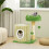 Costway Cute Cat Tree Modern Small Cat Tower With Sisal Scratching Posts-Green 4
