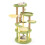 Costway Multi-level Cat Tree Avocado Theme Cat Tower With Wide Perch-Green 4