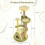 Costway Avocado Cat Tree Multi-level Cat Tower With Private Condo-Green 7