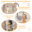 Costway Multi-Level Cat Tree 176cm Tall Cat Tower With Top Perch And Condo 6