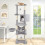 Costway Multi-Level Cat Tree 176cm Tall Cat Tower With Top Perch And Condo 9