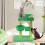 Costway Windmill Cat Tree 4-Layer Cat Tower With Scratching Post-Green 6