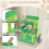 Costway Windmill Cat Tree 4-Layer Cat Tower With Scratching Post-Green 4
