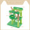Costway Windmill Cat Tree 4-Layer Cat Tower With Scratching Post-Green 2