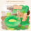 Costway Windmill Cat Tree 4-Layer Cat Tower With Scratching Post-Green 5