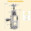 Costway Tall Cat Tree Indoor Cats Multi-level Large Cat Tower With Condo-Grey 3