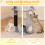 Costway Tall Cat Tree Indoor Cats Multi-level Large Cat Tower With Condo-Grey 6