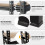 Costway 5-Tier Storage Rack Metal Storage Shelves With Adjustable Boards-Black 2