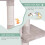 Costway 140cm Tall Cat Tree Multi-Layer Cat Tower With Sisal Scratching Posts-Beige 4