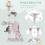 Costway 140cm Tall Cat Tree Multi-Layer Cat Tower With Sisal Scratching Posts-Beige 7