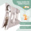 Costway 140cm Tall Cat Tree Multi-Layer Cat Tower With Sisal Scratching Posts-Beige 3