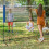 Costway Badminton Racket Set Backyard Adjustable Badminton Net Set-Black 10