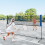 Costway Badminton Racket Set Backyard Adjustable Badminton Net Set-Black 8