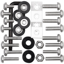 Accesorii de croaziera 81500 de blocare Fi?e de nmatriculare Frama de nmatriculare Hardware Ultimate Kit Stele Stele