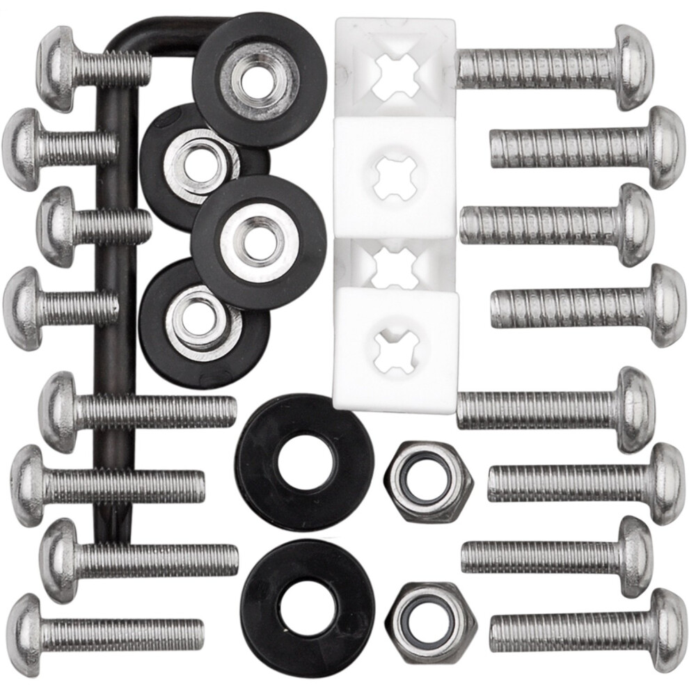 Cruiser Accessories 81500 Locking Fasteners License Plate Frame Hardware Ultimate Kitstainless Star Pin 032918815001