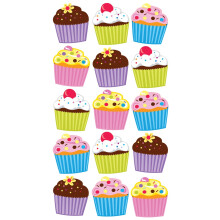 Sticko Bright Vellum s Glitter Cupcakes matrick