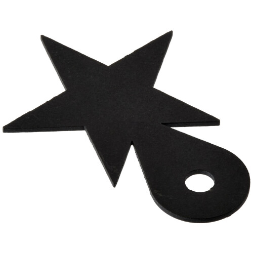 1 Inch Ster kastdeur Silhouette