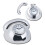 Natico Telephone Ringing Clock  Silver (10-1160) 1