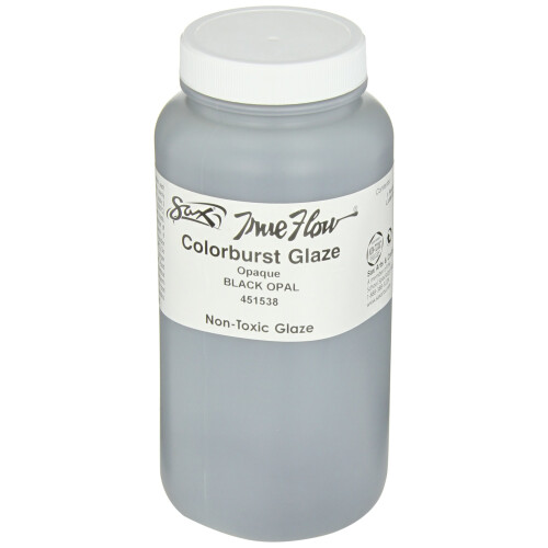 Sax True Flow Colorburst Glaze, Μαύρος Οπαλίτης, 1 Πίντα - 451538