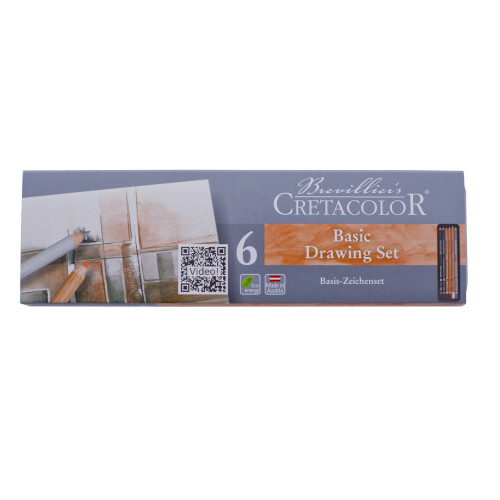 CRETACOLOR Primo Drawing Set  6-Pencils  multicolor  basic (15-40-006)