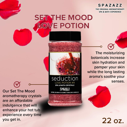 Spazazz SPZ-505 Κρύσταλλοι Μπάνιου 17-Οζ, Love Potion No.9 1