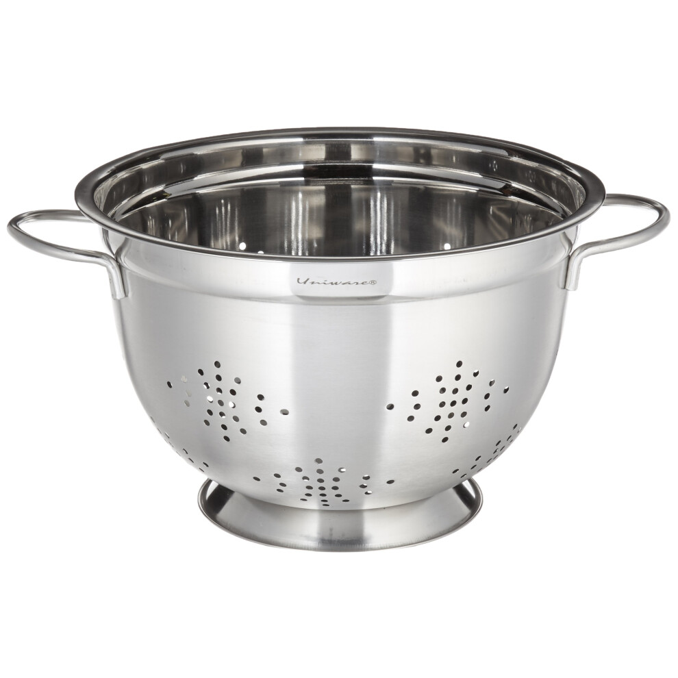 3 qt  5 qt or 8 qt Stainless Steel Pasta Strainer Deep Colander-image-OPC-PFRMR6S-NEW