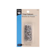 Dritz 16-65 Snap Fasteners Nickel Størrelse 16 (7/16-tommer) 7-tælling