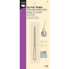Dritz Ezy-Pull  Cording & Elastic Insertion  1 Count Bodkin  Silver
