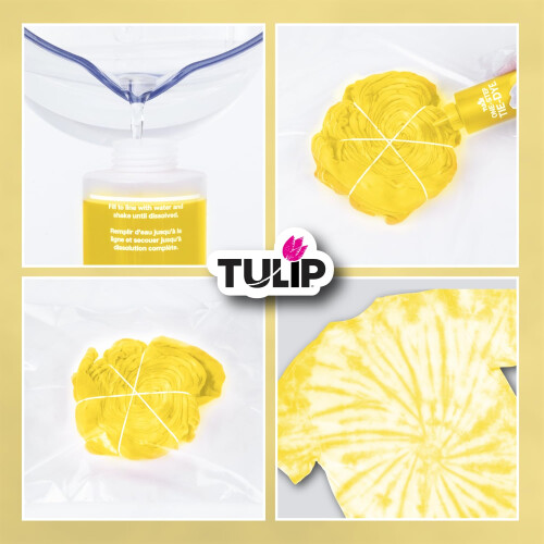 Σετ Δεσίματος Tie-Dye Tulip One-Step, Κίτρινο 3/36, Όπως Αναφέρεται 1