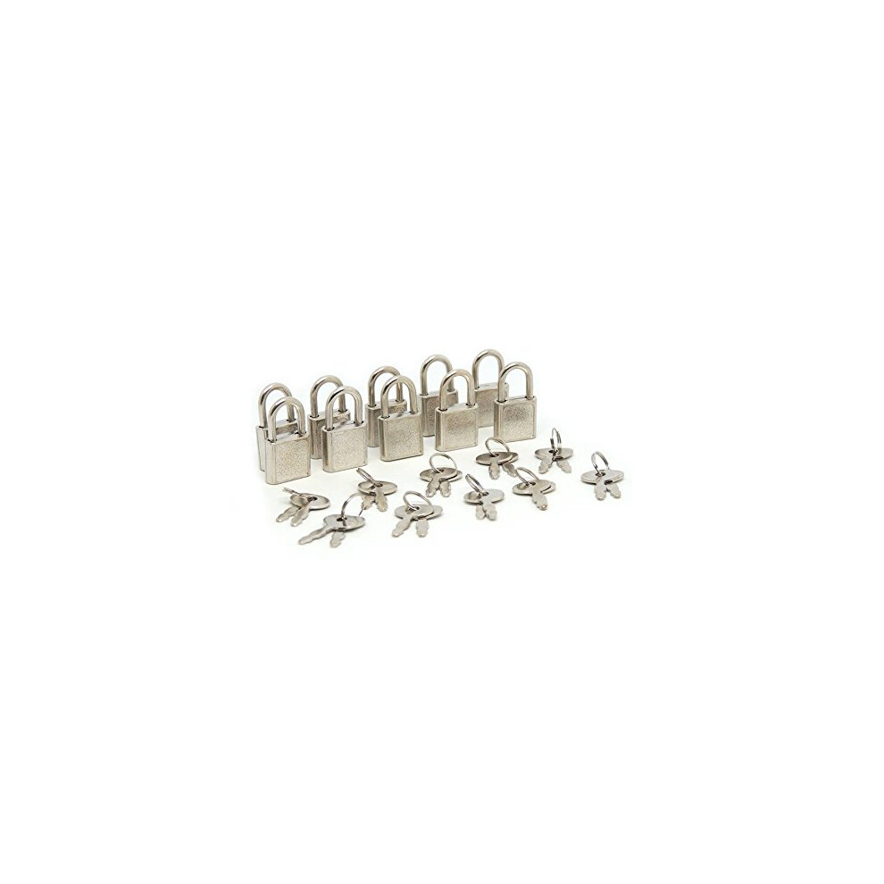 SourceOne Mini Padlocks  Silver-ish  Pack of 30-image-OPC-PFNDZKN-NEW