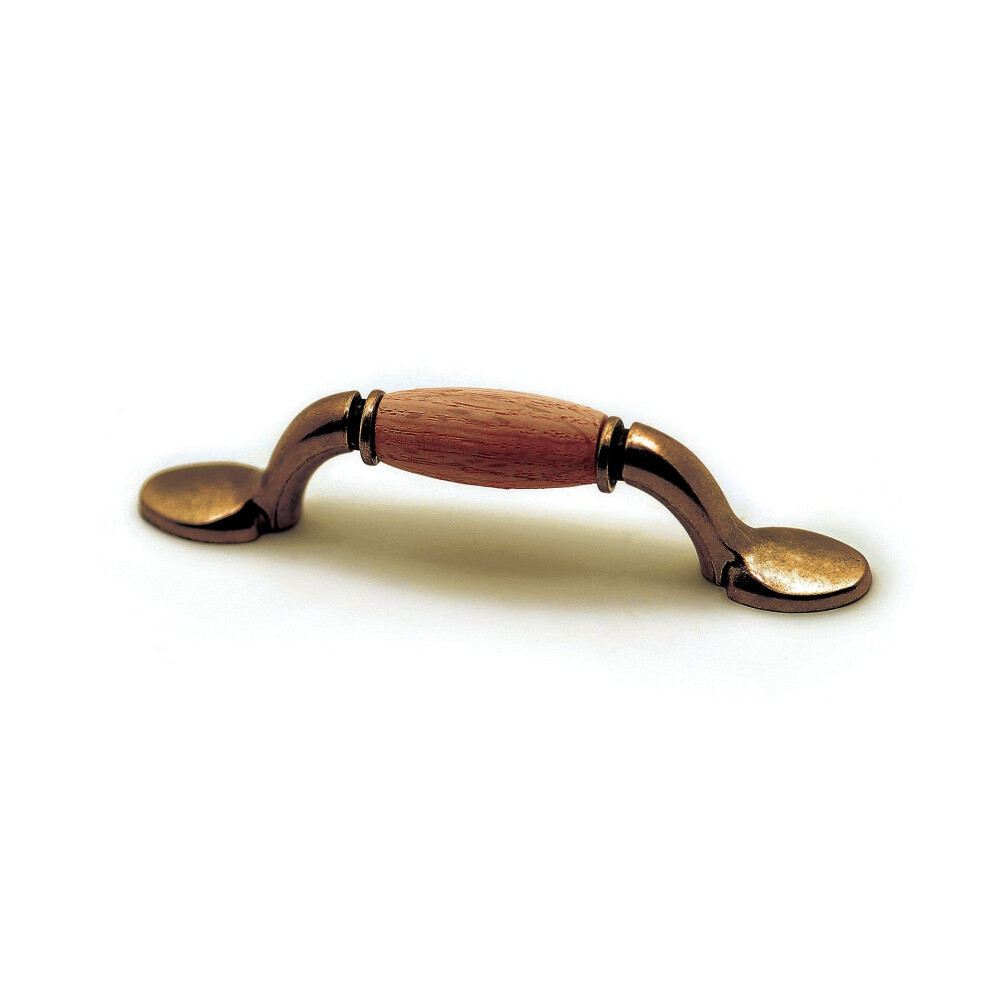 Photos - Other for Repair Richelieu Hardware BP3801BB250 Cherbourg Collection 3inch 76 mm CentertoCenter Unfinished Oak and Burnished Brass Tradition