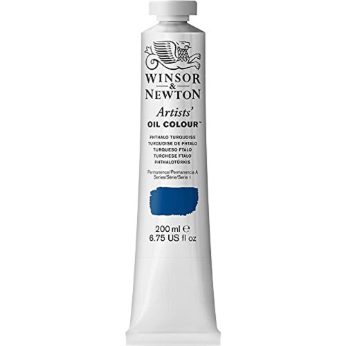 Winsor & Newton Καλλιτεχνικά Λάδια, 200ml (6.75 oz) Φακελάκι, Φθαλό Τουρκουάζ