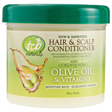 TCB Naturals Haar Hoofdhuid Conditioner 10 oz. Pot 3-Pack met Gratis Nagelvijl B004KEQREU A 30 Ounce (Pack van 3)