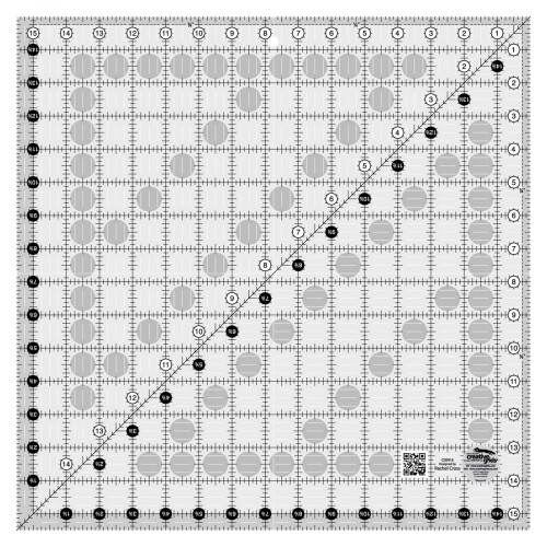 Creative Grids Quilt Ruler 15-1/2in Square - CGR15