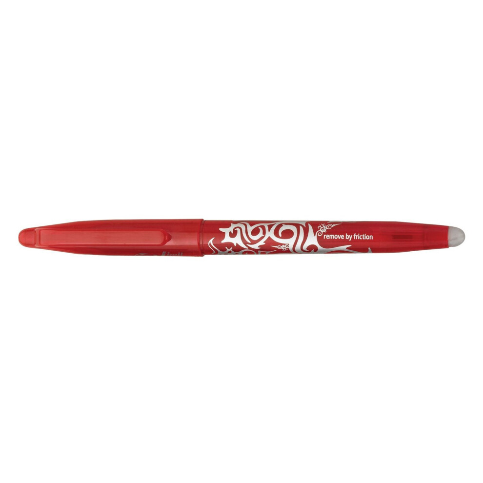 Pilot FriXion Erasable Rollerball Gel Pen  Fine Point  0.7 mm  Red Bar
